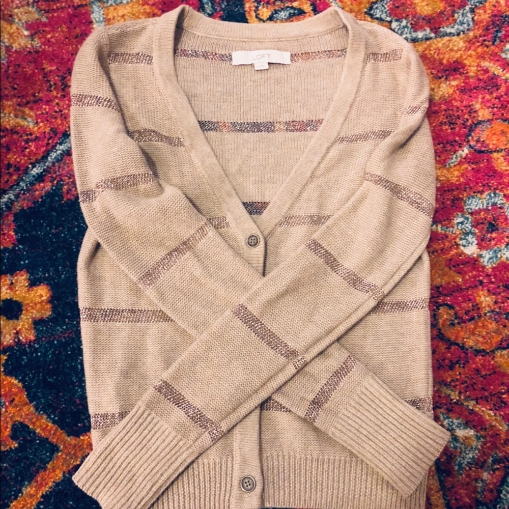 Tan Loft cardigan